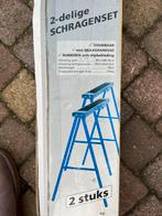 2-delige schragen set - Nieuw in doos!, Ophalen of Verzenden, Nieuw, Overige typen, Minder dan 2 meter