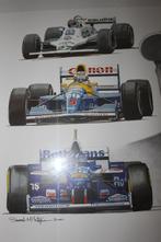 P.010 / Fraai Portret van Williams F1 Team uit 2001, Verzamelen, Posters, Met lijst, Rechthoekig Liggend, Ophalen of Verzenden