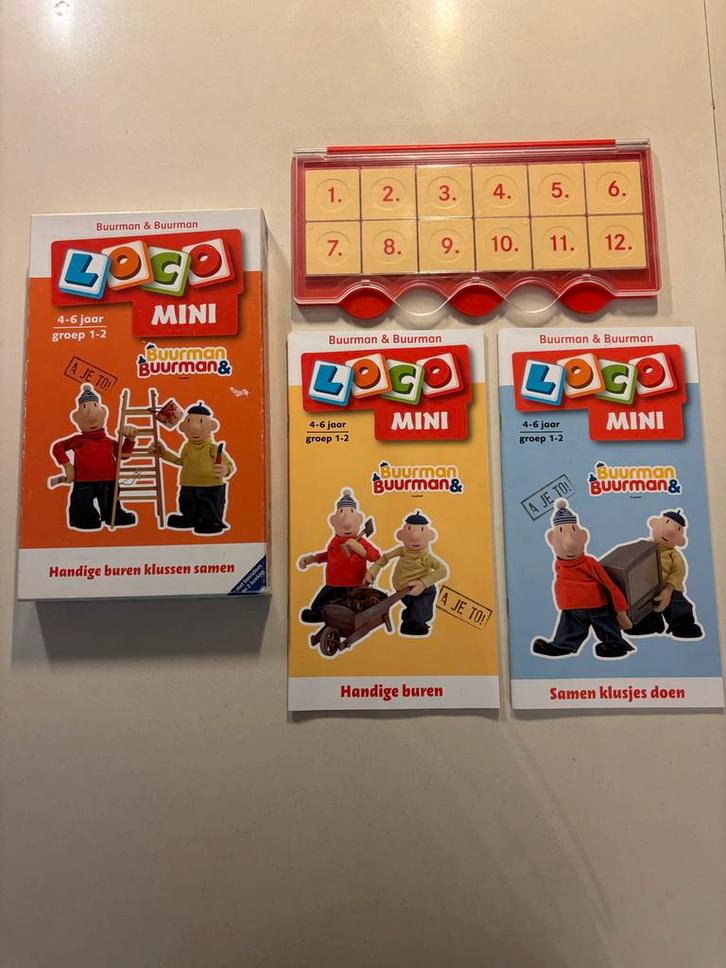 Buurman & Buurman Loco Mini - Leerzaam en leuk!, Kinderen en Baby's, Speelgoed | Educatief en Creatief, Zo goed als nieuw, Puzzelen
