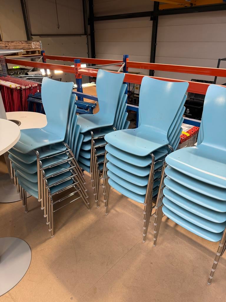 Kantine inrichting: Tafels en stoelen, Huis en Inrichting, Tafels | Eettafels, Ophalen of Verzenden, Gebruikt