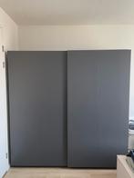Grijze Pax kledingkast 2m x 2m met schuifdeuren, Ophalen, Gebruikt, 200 cm of meer, 200 cm of meer
