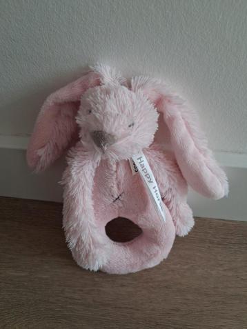 Rammelaar Happy Horse konijn roze knuffel lichtroze L143 beschikbaar voor biedingen