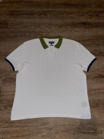 Vilebrequin heren witte polo shirt legergroen detail mt XXL beschikbaar voor biedingen