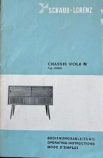Schaub Lorenz handleiding“Viola M”. Vintage, Ophalen of Verzenden