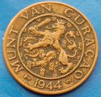 Curaçao 2 1/2 cent 1944 D - Wilhelmina, Postzegels en Munten, Munten | Nederland, Koningin Wilhelmina, Losse munt, Verzenden