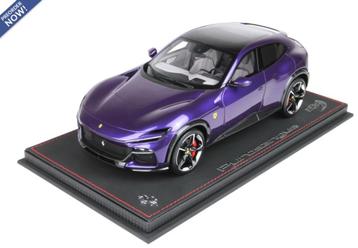 Ferrari Purosangue Al Humaid Violet 1:18 P18231C BBR PRE-ORD