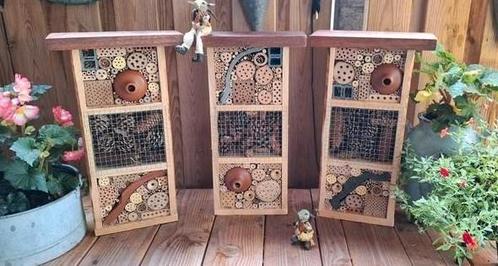 Wilde bijenhotel insectenhotel, Tuin en Terras, Tuinwanddecoratie, Nieuw, Ophalen