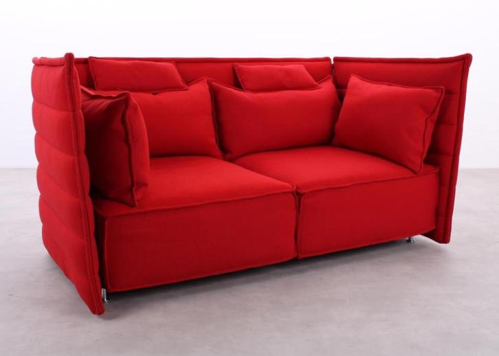 Vitra | Alcove Plume Contract | Bank, Huis en Inrichting, Banken | Bankstellen, Zo goed als nieuw, Rechte bank, Tweepersoons, 150 tot 200 cm