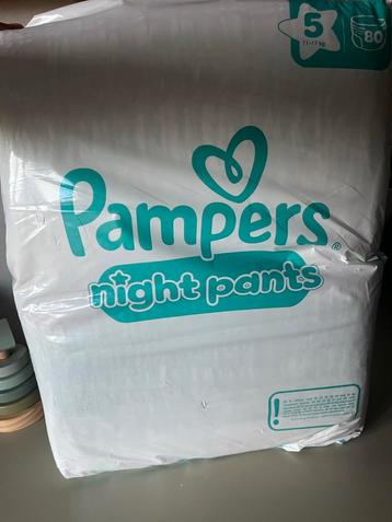 Pampers Night Pants Maat 5 (80 stuks) beschikbaar voor biedingen