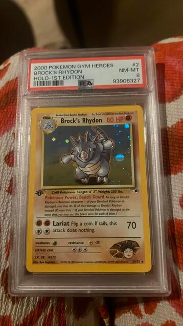 Brocks rydon PSA 8 Gym Heroes beschikbaar voor biedingen