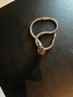 Pandora armband strasssluiting., Ophalen of Verzenden, Zo goed als nieuw, Zilver, Pandora