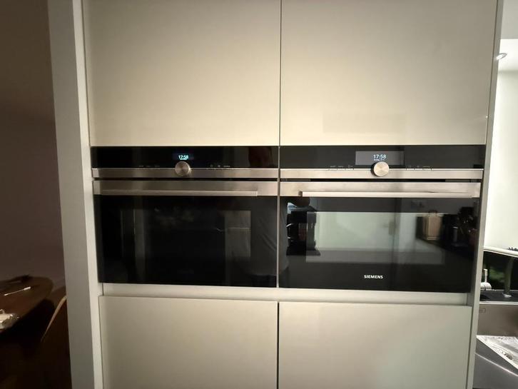 Siemens CN838GRS1 inbouw compacte bakoven, magnetron, stoom, Witgoed en Apparatuur, Ovens, Zo goed als nieuw, Inbouw, Oven met grill