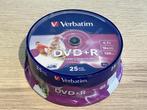 NIEUW : Verbatim Spindle 25 x DVD+R/RW 4,7 GB Bedrukbaar, Ophalen of Verzenden, Nieuw, Dvd, Herschrijfbaar