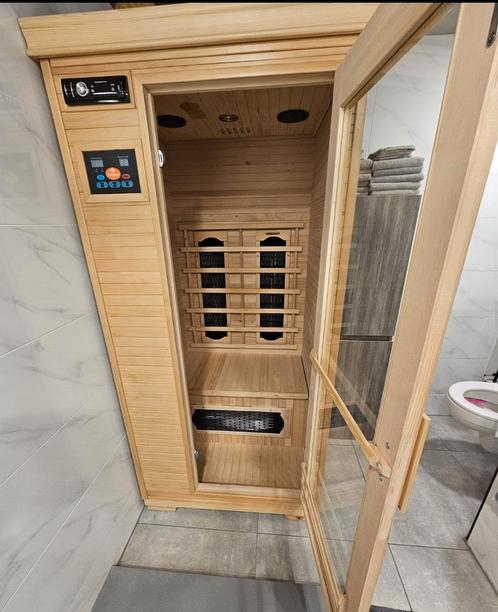 Fonteyn Ivar 1 Infrarood Sauna - Één Persoon, Sport en Fitness, Sauna, Zo goed als nieuw, Complete sauna, Infrarood, Ophalen