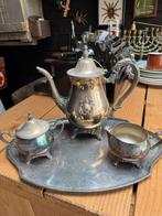 US Thee/ koffie set. Zilver. Merk Oneida. Jaren 40 tig, Ophalen of Verzenden, Landmacht, Amerika, Kunstobject