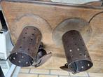 2 roestachtige lampen lijkt op een hoed, Ophalen of Verzenden, Minder dan 50 cm