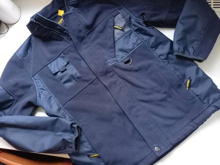 STORVIK pracht blauwe fleece werk jas, maat M, Kleding | Heren, Jassen | Zomer, Nieuw, Maat 48/50 (M), Blauw, Verzenden