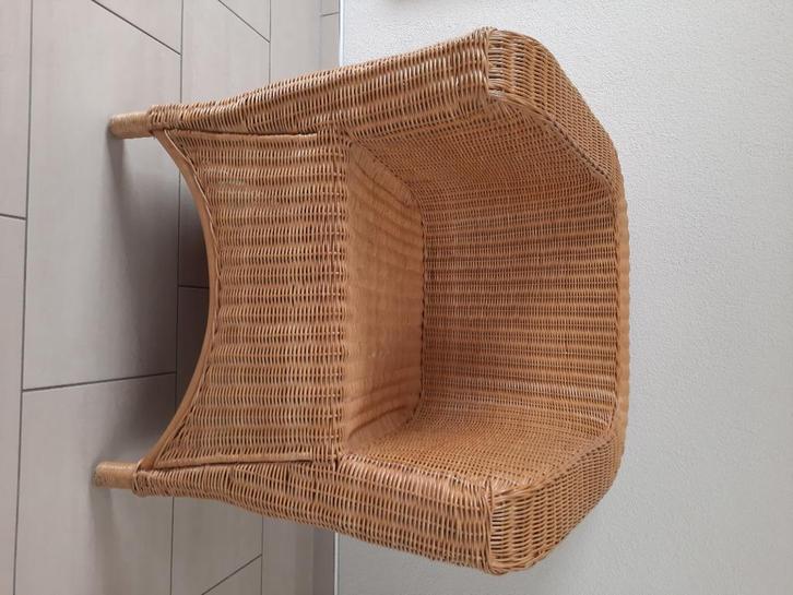 Degelijke Stoel fauteuil rotan incl. passende kussens *  *, Huis en Inrichting, Fauteuils, Zo goed als nieuw, Riet of Rotan, 50 tot 75 cm