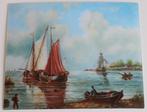 Kaart met 3D-effect: boten, zeilboten, Verzamelen, Ansichtkaarten | Themakaarten, Ophalen of Verzenden, 1980 tot heden, Ongelopen