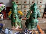 Chinese tempelwachters – handgemaakt sancai-aardewerk, Ophalen of Verzenden