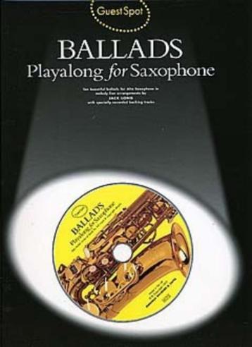 Altsaxofoon: Ballads Playalong For Saxophone + cd beschikbaar voor biedingen