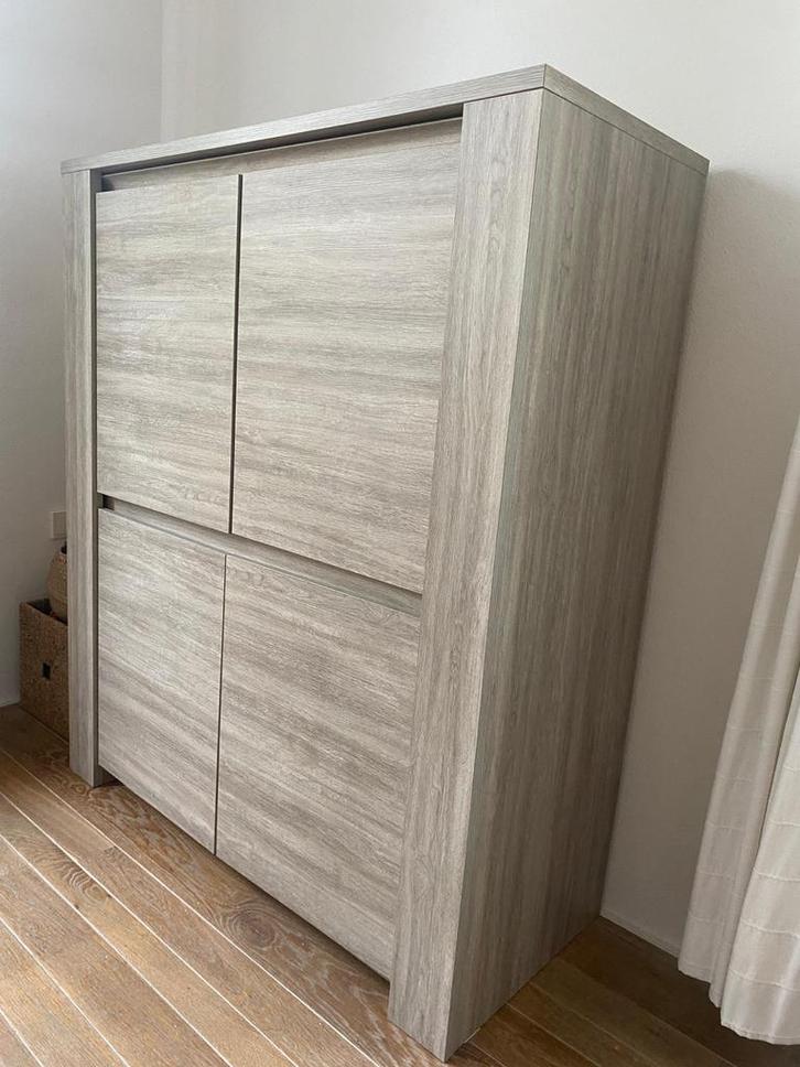 Buffetkast / wandkast met deuren, Huis en Inrichting, Kasten | Buffetkasten, Gebruikt, 100 tot 150 cm, 100 tot 150 cm, 50 tot 75 cm