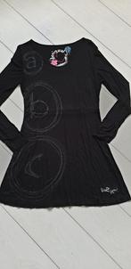 Zwarte jurk DESIGUAL mt 170, Kinderen en Baby's, Kinderkleding | Maat 170, Meisje, Gebruikt, Ophalen of Verzenden, Jurk of Rok