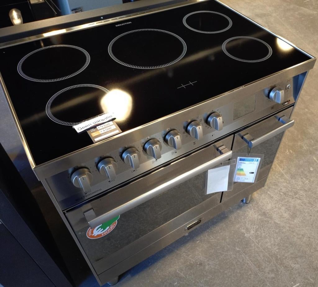 LOFRA maxima inductiefornuis, Witgoed en Apparatuur, Fornuizen, Gebruikt, Vrijstaand, Inductie, 5 kookzones of meer, 90 tot 95 cm