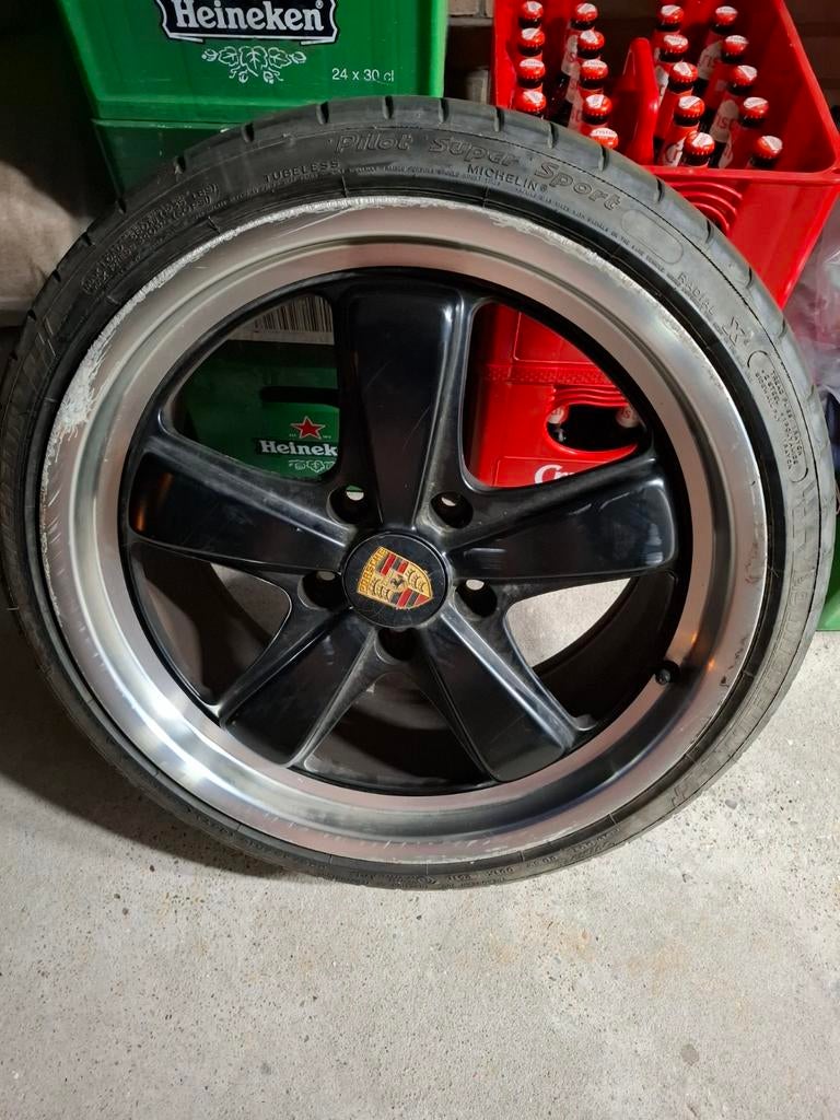 Zeldzame Porsche Fuchs sport tam 3310 classic  19 inch, Auto-onderdelen, Banden en Velgen, Gebruikt, Banden en Velgen, Personenwagen