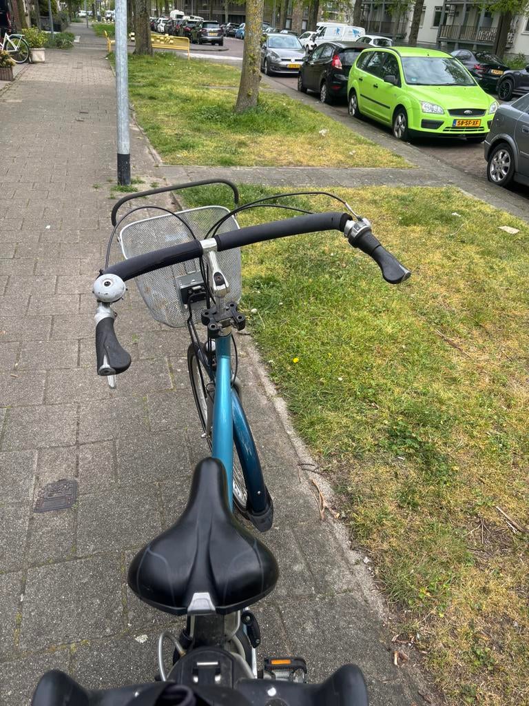 Sparta Amazone Damesfiets met Kinderzitje, Fietsen en Brommers, Fietsen | Dames | Damesfietsen, Ophalen, Sparta, Velgrem, 50 tot 53 cm