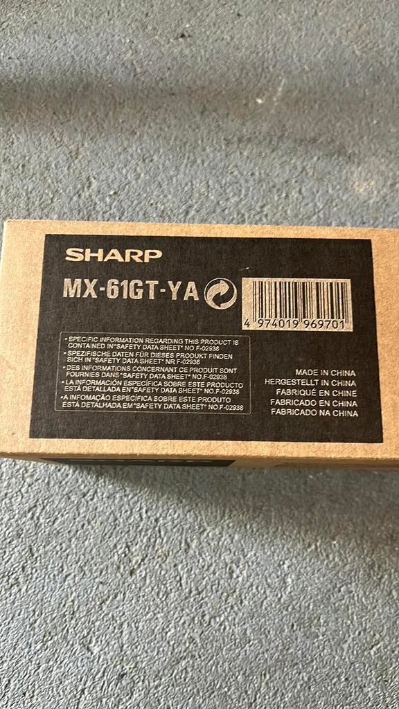 Sharp MX61GTYA, Ophalen of Verzenden, Nieuw, Toner, Sharp