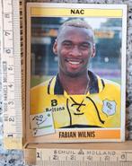 Panini voetbalplaatjes 187 Fabian Wilnis NAC Breda 1995, Ophalen of Verzenden, Zo goed als nieuw, Buitenlandse clubs, Poster, Plaatje of Sticker
