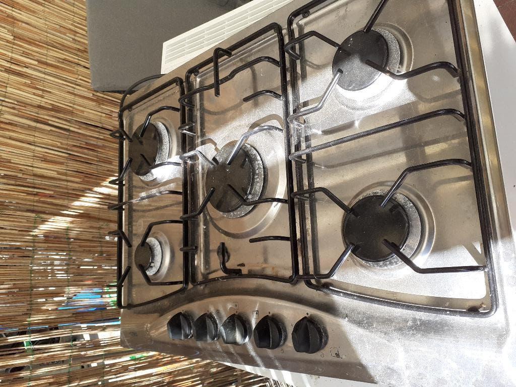 gasstel inbouw, Witgoed en Apparatuur, Kookplaten, Ophalen, Gebruikt, Gas, Vrijstaand