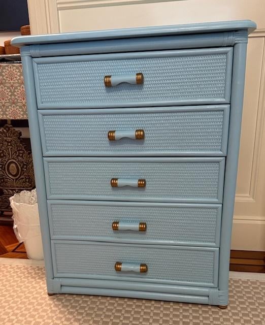 Rotan Ladekast, Ophalen, Gebruikt, 5 laden of meer, 50 tot 100 cm