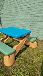 Picknick tafel kind-  kindertafel -knutseltafel, Tuin en Terras, Picknicktafels, Ophalen, Rechthoekig, Hout