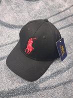 Polo Ralph Lauren Cap Zwart/Rood | Universeel | Gloednieuw, Ralph Lauren, Nieuw, Pet, One size fits all