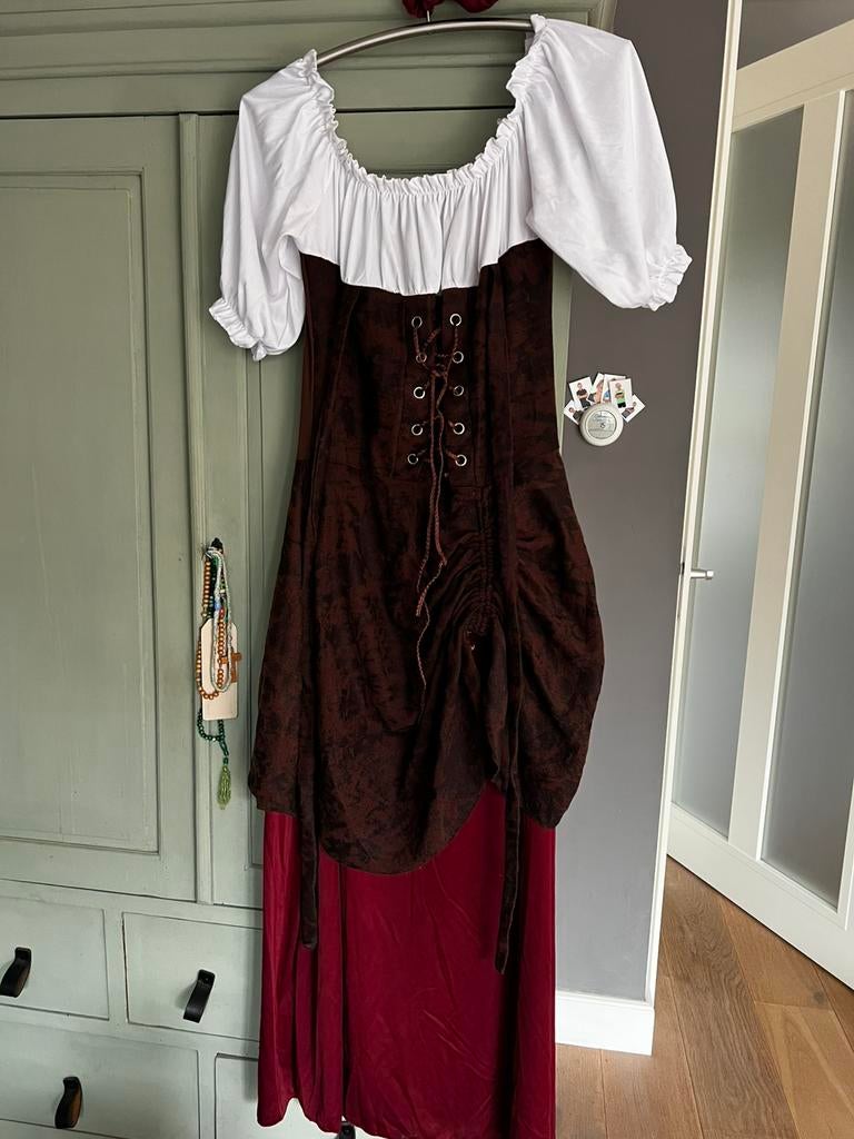 Verkleed kleding middeleeuwen, Ophalen of Verzenden, Zo goed als nieuw, Maat 38/40 (M), Carnaval