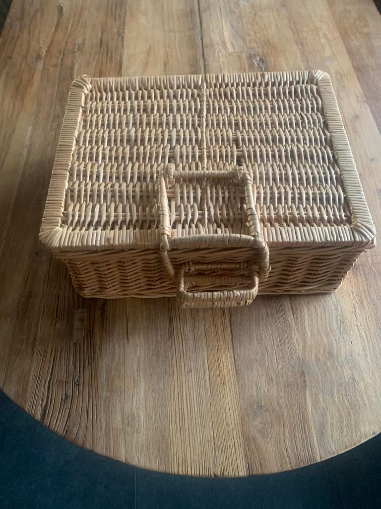 Rotan koffertje 40x30x17cm, Ophalen of Verzenden, Zo goed als nieuw