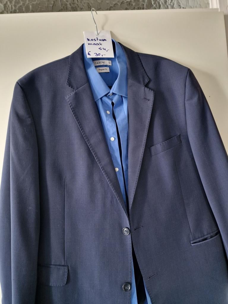 Heren kostuum met bijpassend overhemd - Maat 54, Kleding | Heren, Kostuums en Colberts, Ophalen of Verzenden