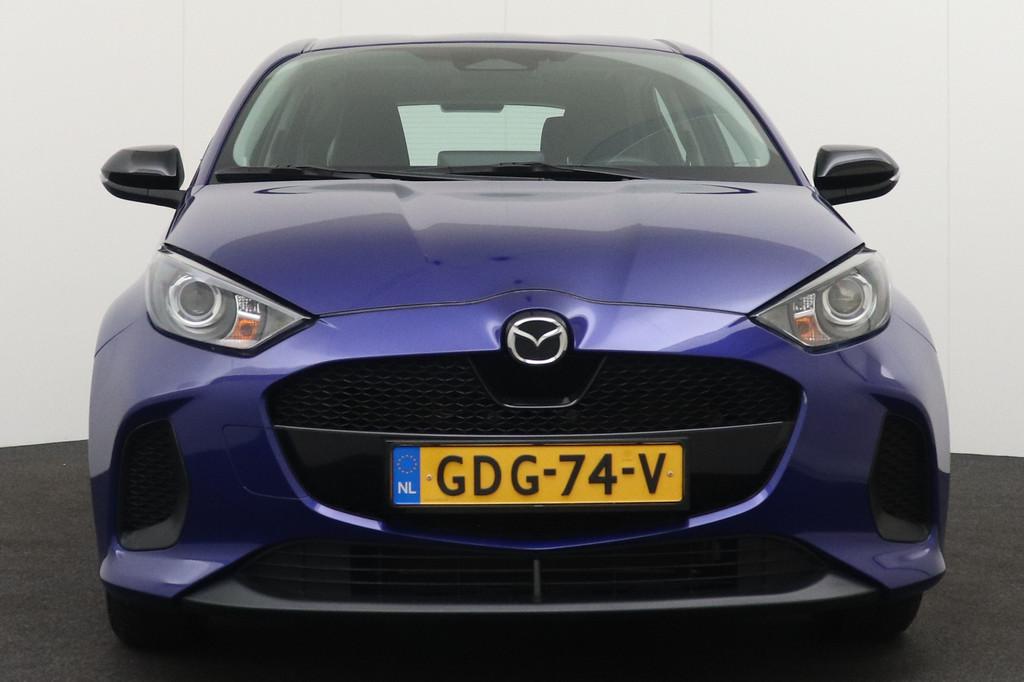 Mazda 2 Hybrid 1.5 Hybrid Business Carplay Adapt. Cruise Cam, Auto's, Mazda, Gebruikt, Blauw, 450 kg, Bedrijf