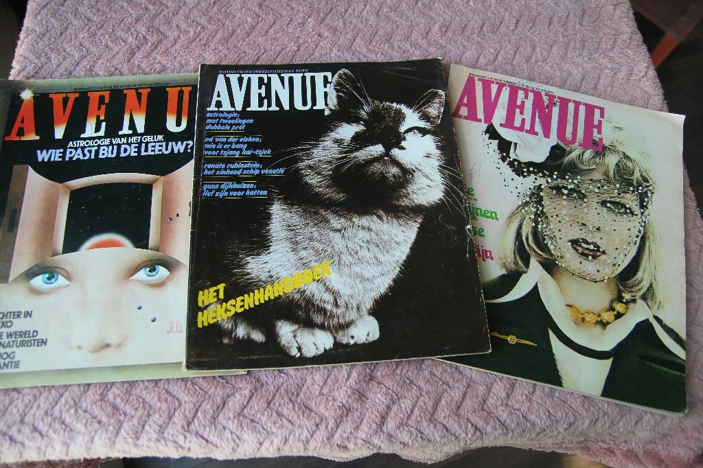 3 vintage Avenue tijdschriften, Boeken, Tijdschriften en Kranten, Ophalen of Verzenden, Gelezen, Damesbladen