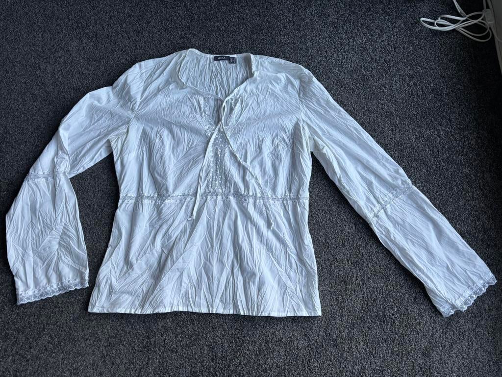 Mooie mexx blouse maat 42, Ophalen of Verzenden, Zo goed als nieuw, Maat 42/44 (L), Wit