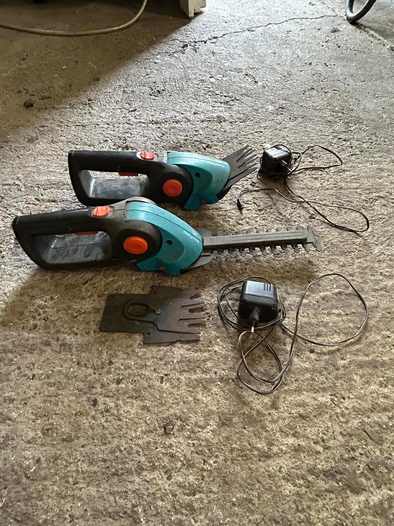 Gardena gras en heggeschaar elektrich, Tuin en Terras, Ophalen of Verzenden, Zo goed als nieuw, Elektrisch