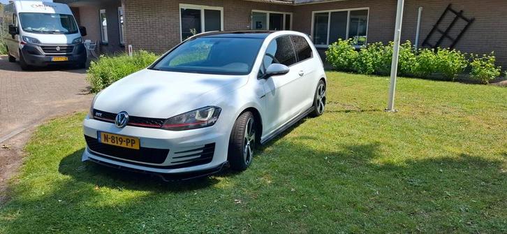 Volkswagen Golf 2.0 TSI 3D DSG 2014 Wit stage 2, Auto's, Volkswagen, Particulier, Golf, Adaptieve lichten, Adaptive Cruise Control