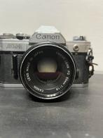 Canon AE-1 analoge spiegelreflexcamera | 50mm f/1.8 lens, Audio, Tv en Foto, Fotocamera's Analoog, Ophalen of Verzenden, Gebruikt