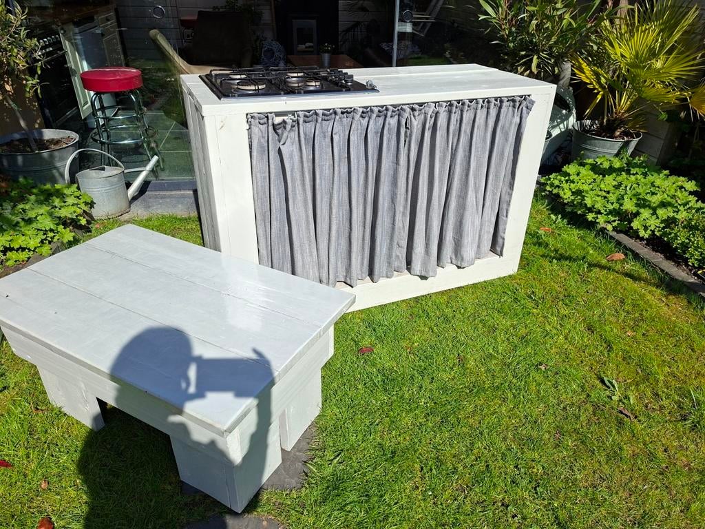 Buitenkeuken met tafel, Ophalen of Verzenden, Gas