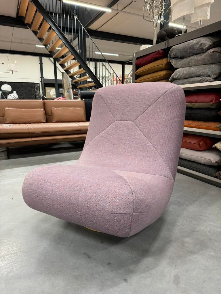 Nieuw Label Bean Fauteuil Lavendel Stof Design draai stoel, Nieuw, 75 tot 100 cm, Ophalen of Verzenden, Stof