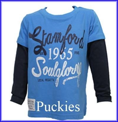 Maat 98/104 Blauwe Soul&Glory longsleeve NIEUW (10000), Soul & Glory, Nieuw, Ophalen of Verzenden, Shirt of Longsleeve