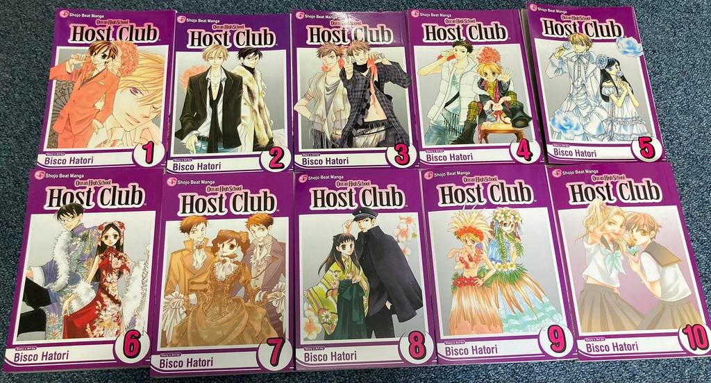 Ouran High School Host Club 1-10 van Shojo Beat, Boeken, Ophalen of Verzenden, Zo goed als nieuw, Japan (Manga), Meerdere comics