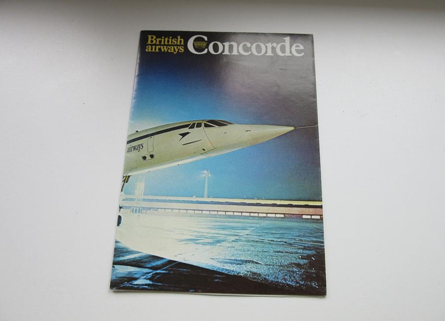 British Airways Concorde brochure, Verzenden, Zo goed als nieuw, Overige typen